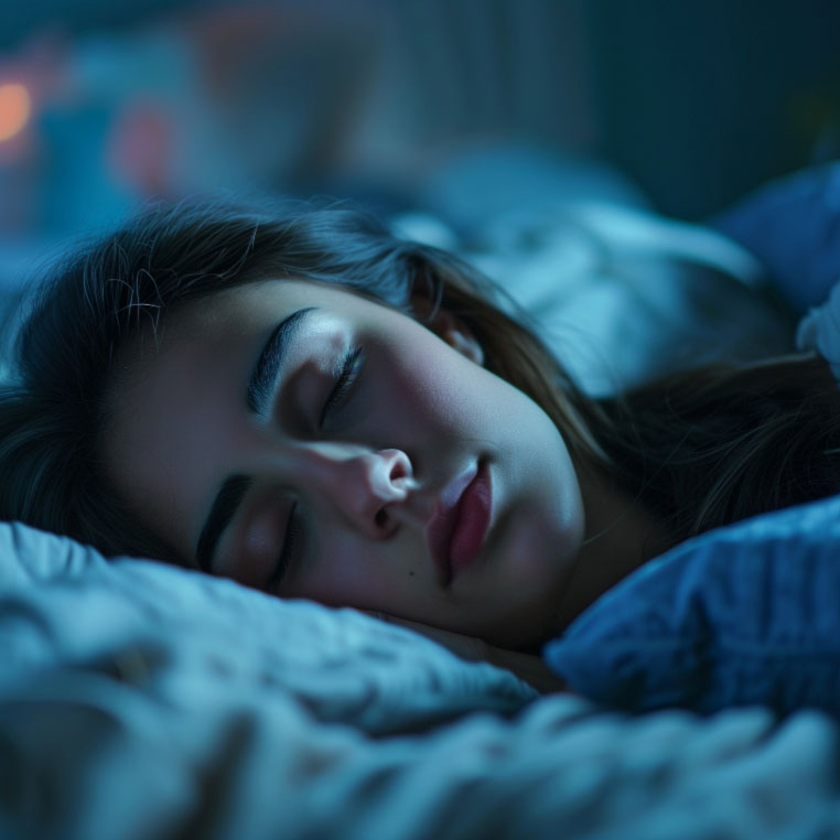Young woman sleeping